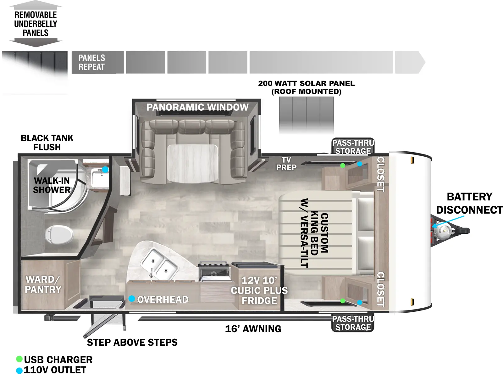 Cruise Lite 210RBXL - DSO Floorplan